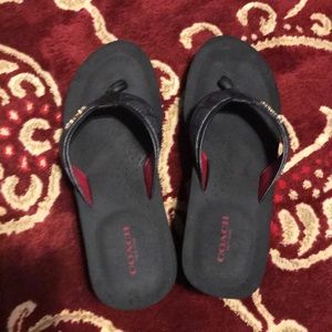 Coach flip flops